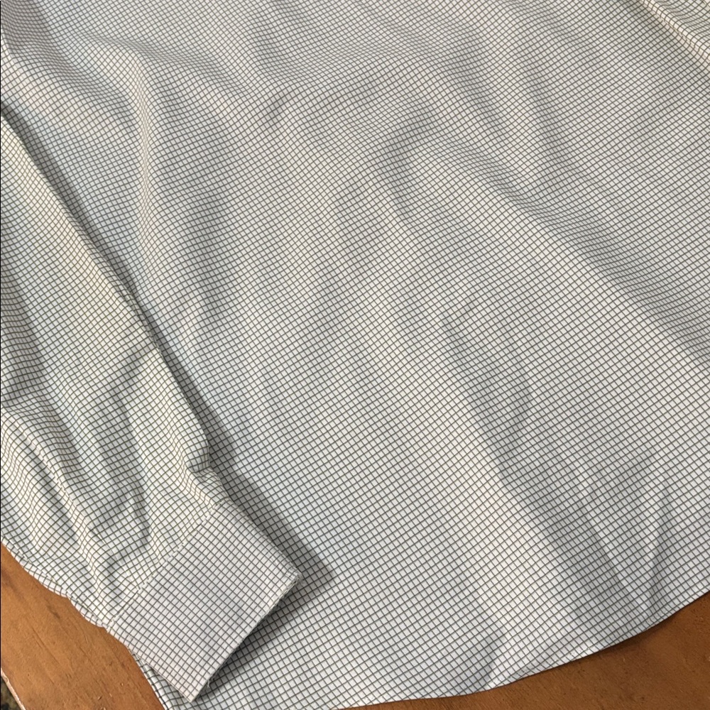 Nordstrom Men's Black and White Checkered Dress Shirt Size 16/33 - Picture 11 of 12